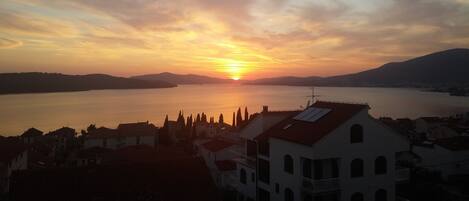 Blick von der Unterkunft