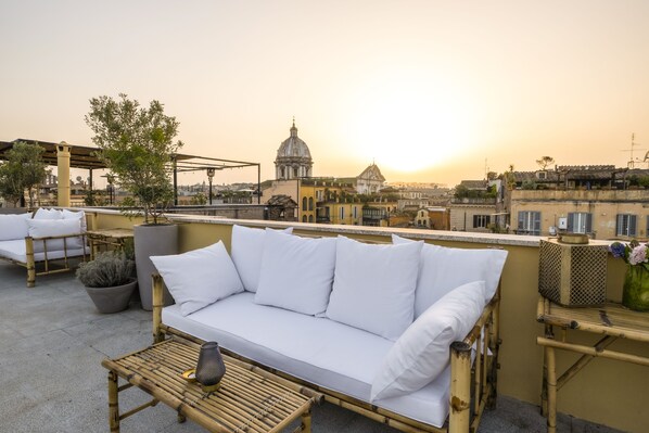 Uitzicht vanuit accommodatie