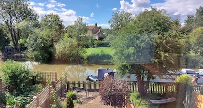 Canalside Village House in Northampton, England