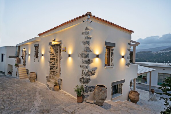 Majoituspaikan julkisivu