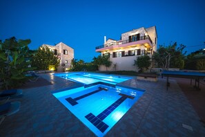 Front of property - evening/night - Landscape paradise #1 (Rethymno)