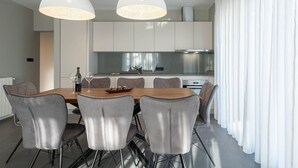 Villa | Private kitchen | Coffee/tea maker, fridge, microwave, stovetop - Villa Nela (Rasa)