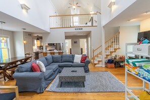 TV connectée, cheminée