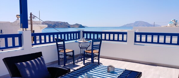 Outdoor dining - Pasithea Villa Finiki Karpathos (Karpathos)
