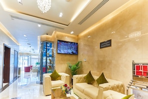 Sala de estar en el lobby