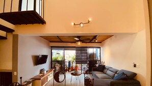 Design Loft | Living area | 32-inch Smart TV with cable channels, TV, Netflix - Casa Maria Malecon (Puerto Vallarta)