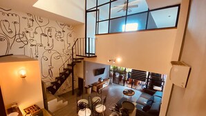 Design Loft | Living area | 32-inch Smart TV with cable channels, TV, Netflix - Casa Maria Malecon (Puerto Vallarta)