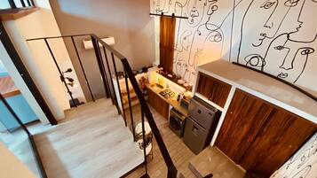 Design Loft | 1 bedroom, premium bedding, down comforters, memory foam beds