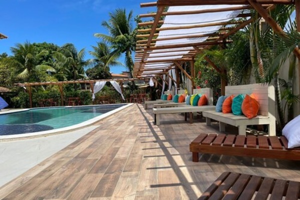 Outdoor pool, open 9:00 AM to 8:00 PM, pool umbrellas, sun loungers