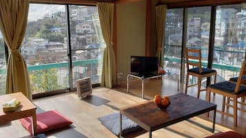 Villa Poseidon, Non Smoking | Living room | Fireplace