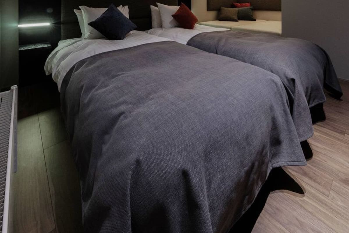 Couette en duvet, coffre-fort