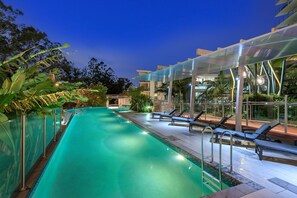 Outdoor pool - Urban Edge Apartments by Urban Rest (Kelvin Grove)
