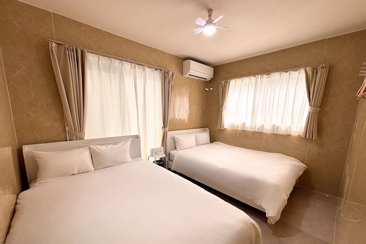 Biệt thự tiện nghi đơn giản (A) | 4 phòng ngủ, bàn ủi/dụng cụ ủi quần áo