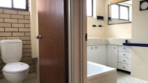 Douche, serviettes fournies