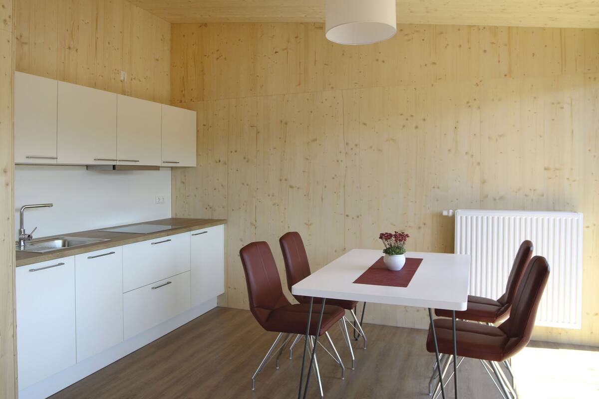 Condo, Balcony, Ground Floor | Private kitchen | Espresso maker, fridge, dishwasher, electric kettle