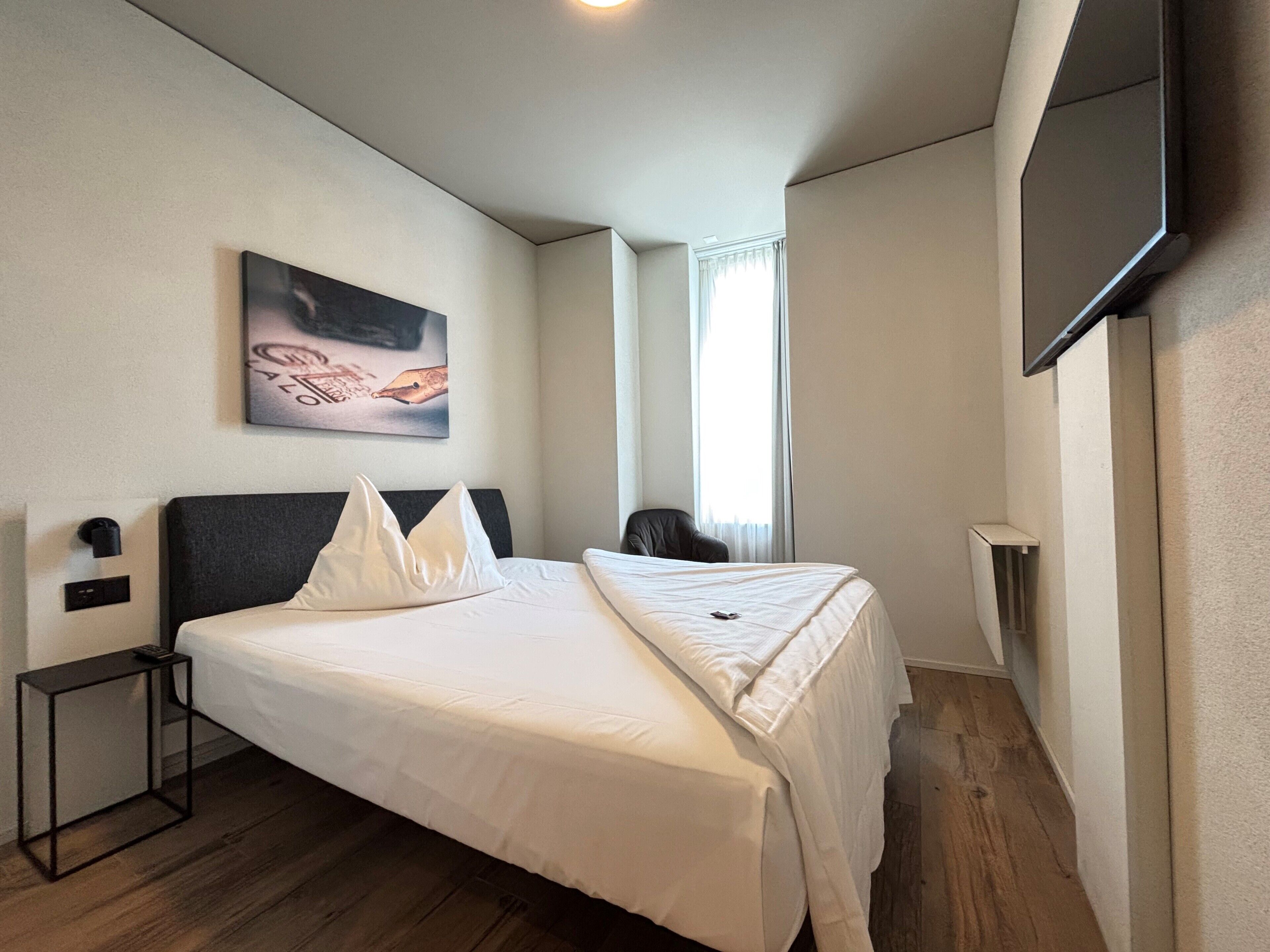 Standard Einzelzimmer mit wenig Tageslicht, Klimaanlage