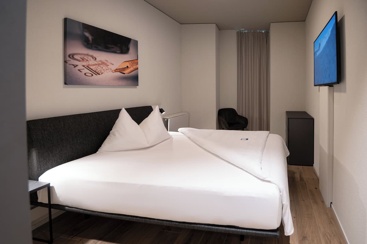 Standard Einzelzimmer mit wenig Tageslicht, Klimaanlage | 1 bedroom, hypo-allergenic bedding, soundproofing, free WiFi
