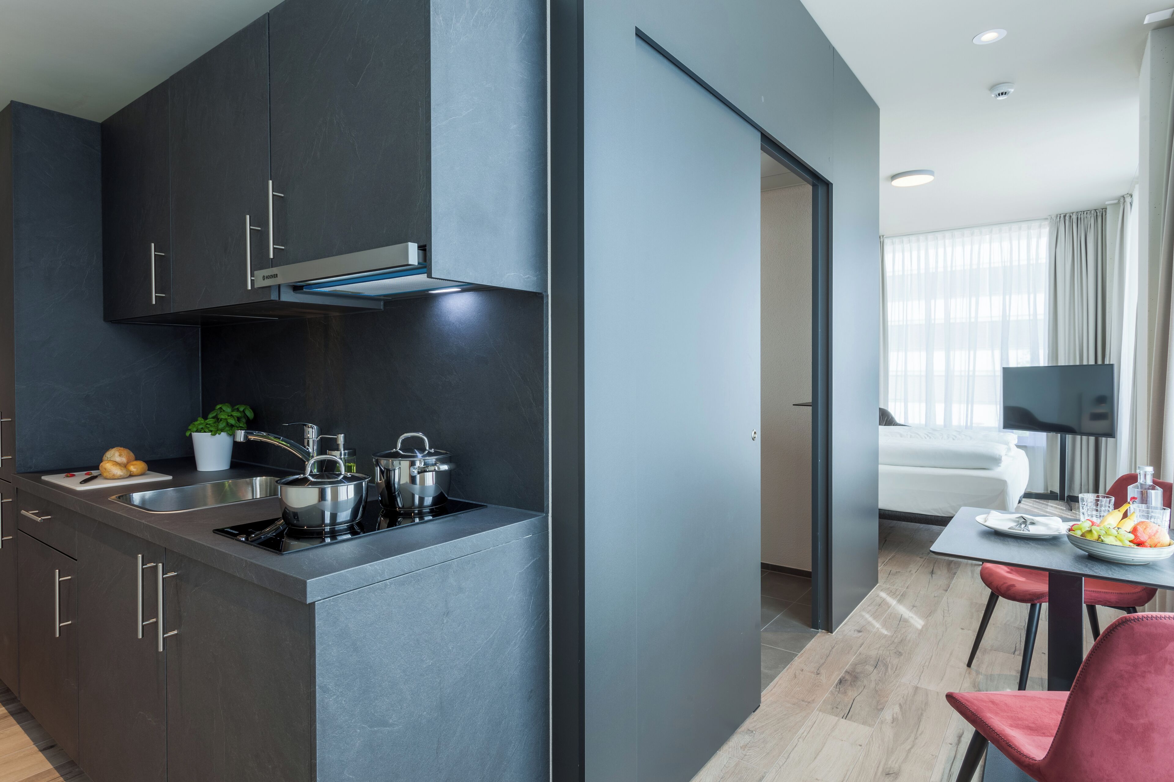 1 bedroom, hypo-allergenic bedding, soundproofing, free wifi