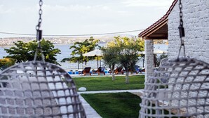 Deluxe House, 2 Bedrooms, Sea View, Beachfront | Terrace/patio - Dalmatian Pearls (Pasman)