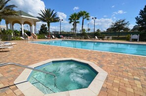 Outdoor pool, a heated pool - Reunion Resort! So Close to Disney! Relax in Style! (Kissimmee)