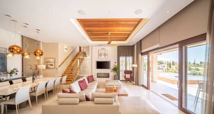 Villa Elea, New Deluxe Golf Villa in Aphrodite Hills - 6 Bedrooms, 7 Bathrooms.