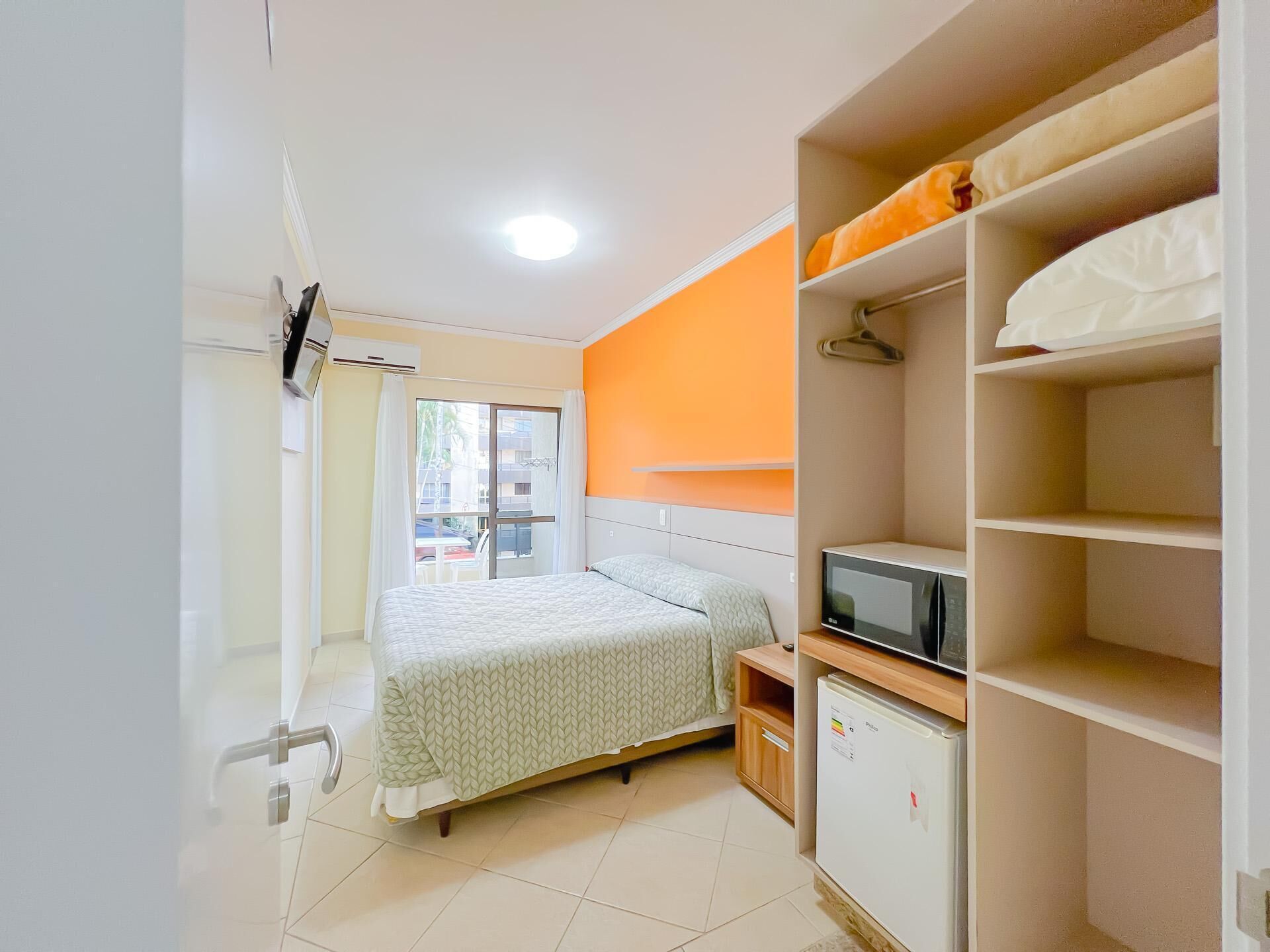 Minibar, in-room safe, blackout drapes, free WiFi