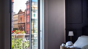 Literie de qualité supérieure, couette en duvet d'oie, minibar