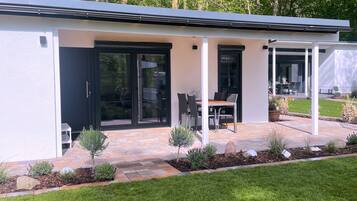 Bungalow, privébadkamer, gedeeltelijk uitzicht op zee (Bungalow Cordula) | Exterieur