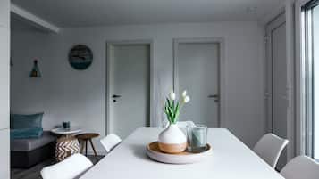 Bungalow, eigenes Bad | Essen und Trinken