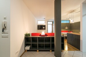 Appartement Exclusif, 2 chambres (incl. cleaning fee and city tax) | Coin séjour