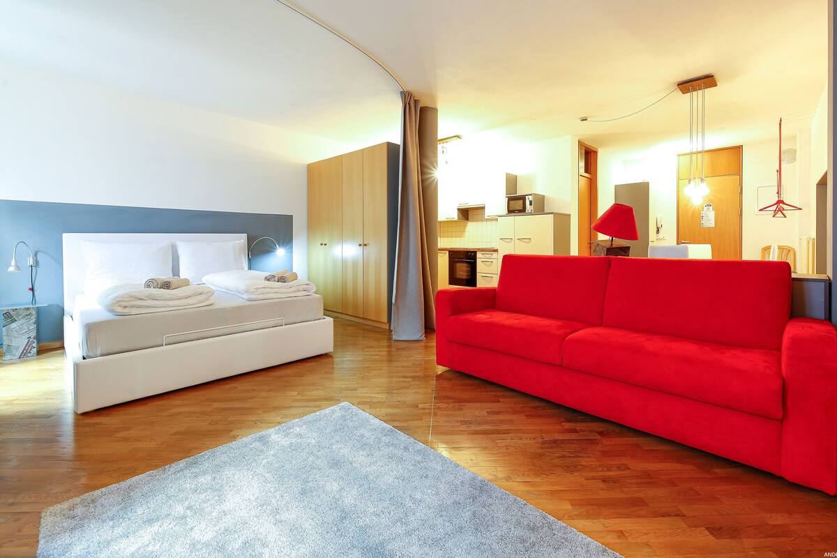 Exclusief appartement, 1 slaapkamer (incl. cleaning fee and city tax) | Woonruimte | Een smart-tv, Netflix en streamingdiensten