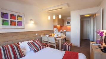 Appartement, en-suite badkamer, uitzicht op bergen (Appartement Vue Montagne) | Geluiddichte muren, gratis wifi