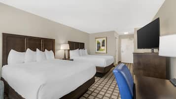 Standard Room, 2 Queen Beds, Non Smoking, Refrigerator & Microwave | Soundproofing, free WiFi, bed sheets