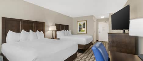 Standardzimmer, 2 Queen-Betten, Nichtraucher, Kühlschrank und Mikrowelle | Schallisolierte Zimmer, kostenloses WLAN, Bettwäsche