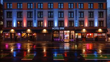 Front of property - evening/night