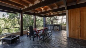 Terrace/patio - Luxury Chalet - Cabin in the Woods @Valle de Bravo 2 (Valle de Bravo)