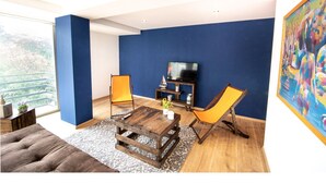 Deluxe-Apartment | Wohnbereich
