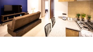 Private kitchen - Amazing 2BDRM Apartment in Xola Narvarte, CDMX (Mexico City)