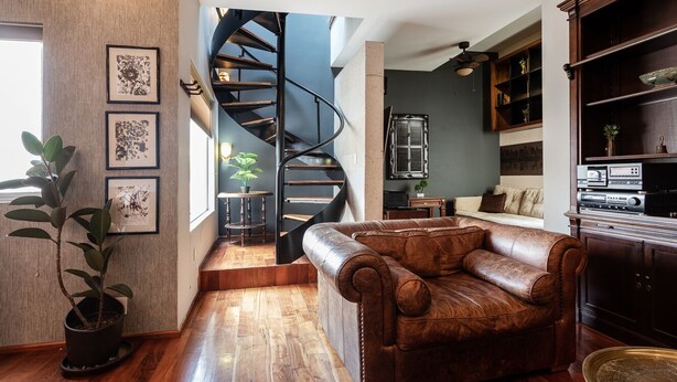 Deluxe Apartment | Living area - Destination Condesa @Roma Norte Penthouse Loft (Mexico City)