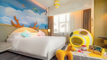 Premium bedding, down comforters, memory foam beds, minibar