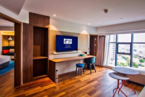 1 chambre, coffre-fort, espace de travail pour ordinateurs portables