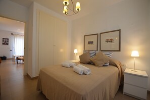 1 Schlafzimmer, Bettwäsche aus ägyptischer Baumwolle