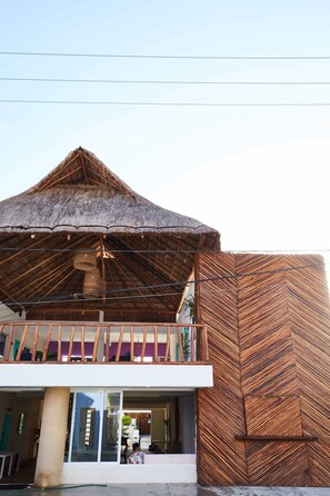 Façade de l’hébergement