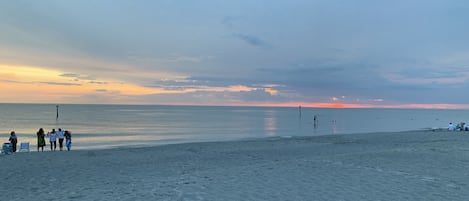 Perto da praia, toalhas de praia