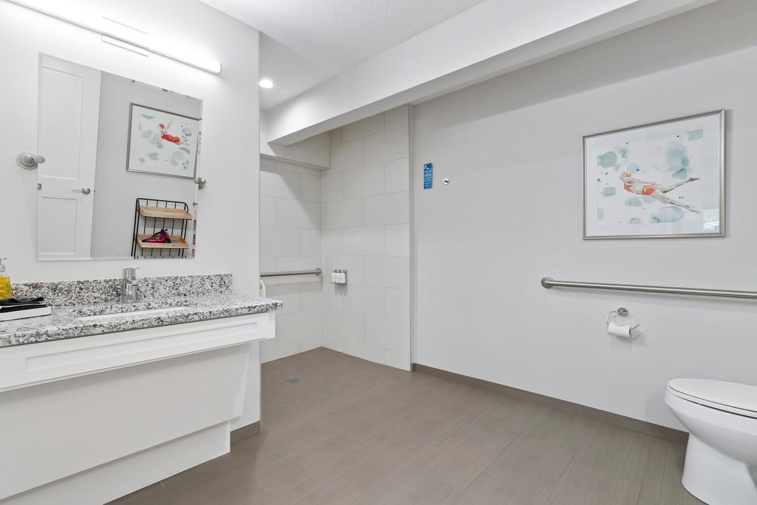 Hårtørrer, håndklæder