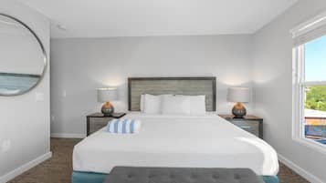 3 bedrooms, iron/ironing board, internet, bed sheets