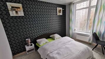 2 quartos, Wi-Fi, roupa de cama