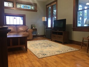 Smart TV, fireplace, DVD player, foosball - Large Vacation Home Across from Lake Superior & Short Walk to Lighthouse!! (Eagle Harbor)