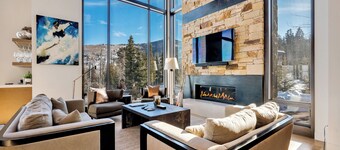 Large Modern Estate by InvitedHome | Game Room, Firepit, Hot Tub, Steps to Ski