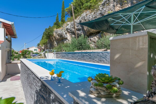 Outdoor pool - House Coso (Omis)